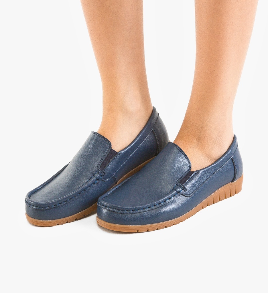 Pantofi Casual Soma Bleumarin - Confort Zi de Zi - imagine 4