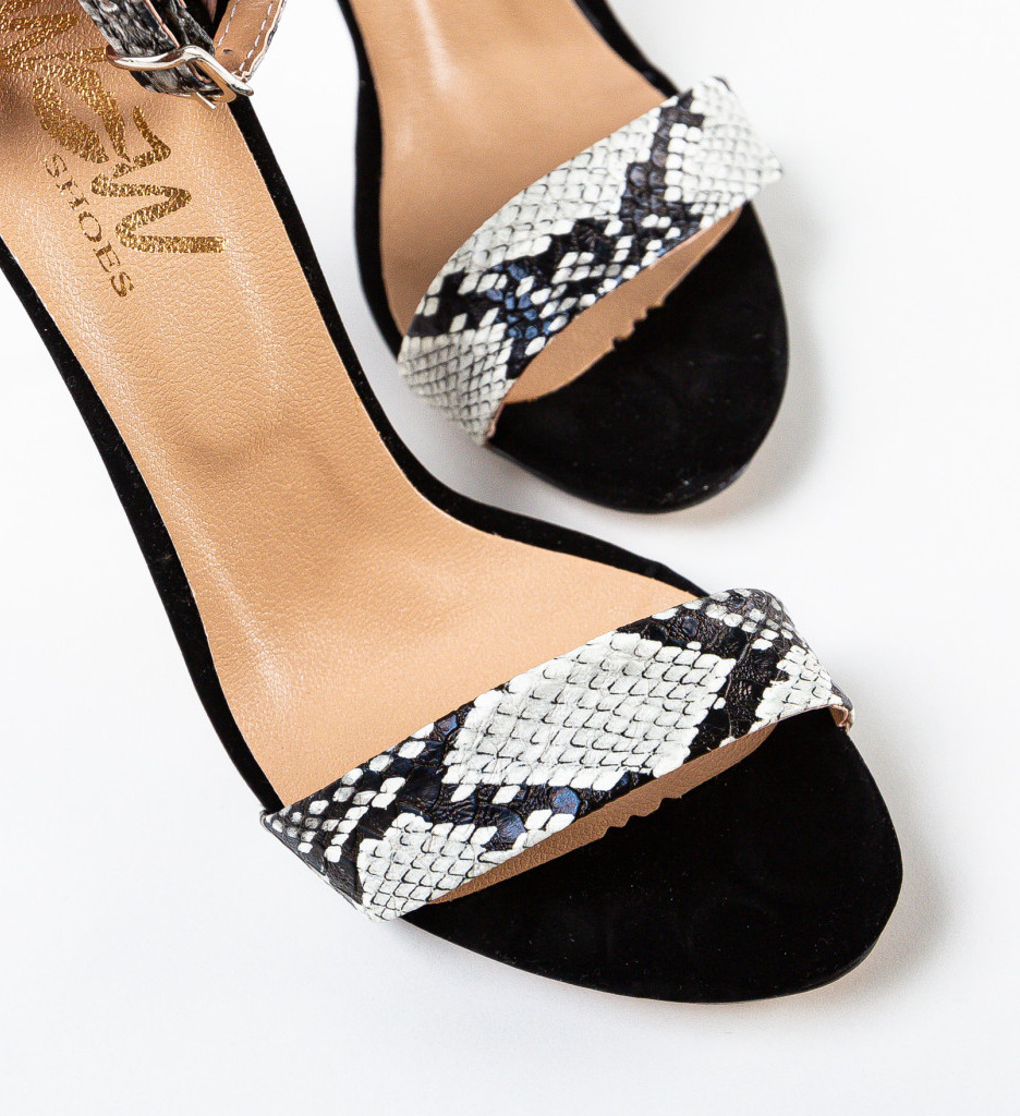Sandale Dama Cesare Negre | Eleganta si Stil - imagine 11