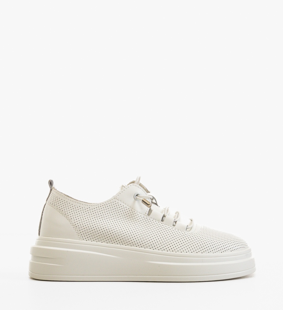 Sneakers Dama Myele Albi - Confort și Stil Urban - imagine 7