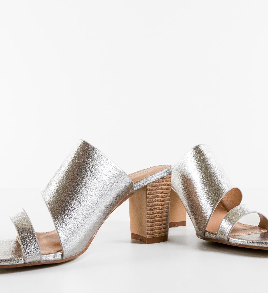 Saboti Argintii Eleganti - Stil si Confort - imagine 13