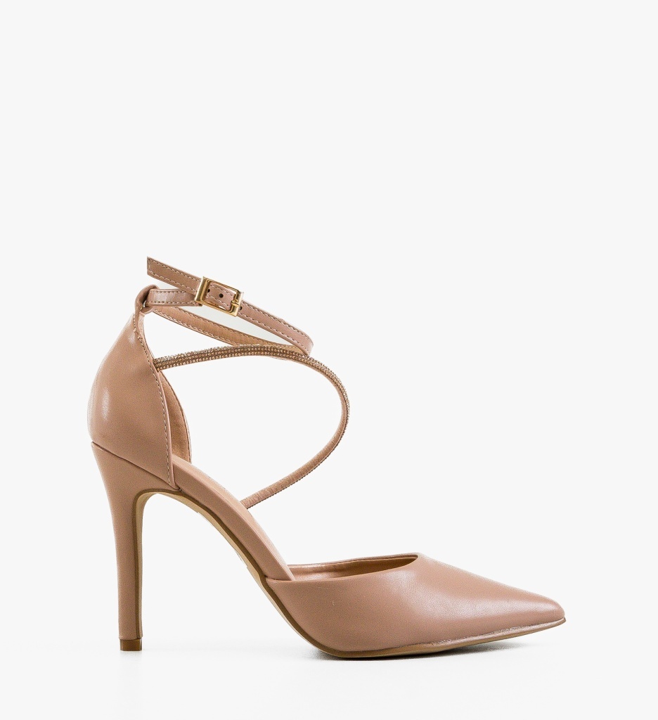 Pantofi Stiletto Dama Levyy Nude Eleganți - imagine 6