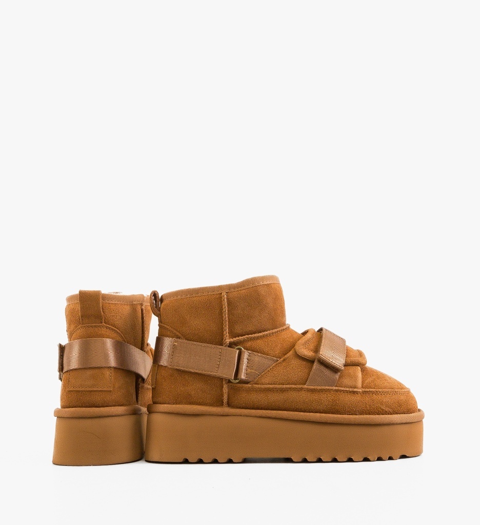 Cizme tip Ug Kaiana Camel - Confort Termic - imagine 4