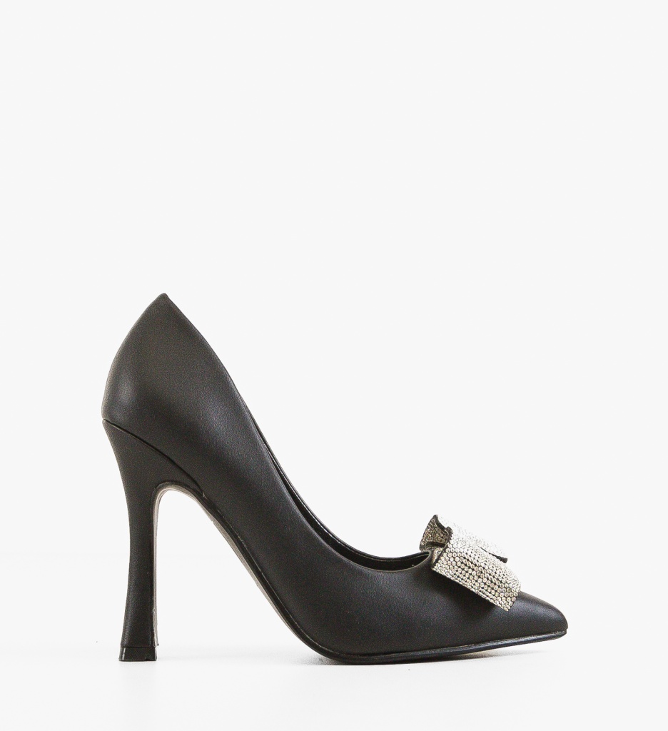 Pantofi Stiletto Bradle Negri | Eleganță și Stil - imagine 7