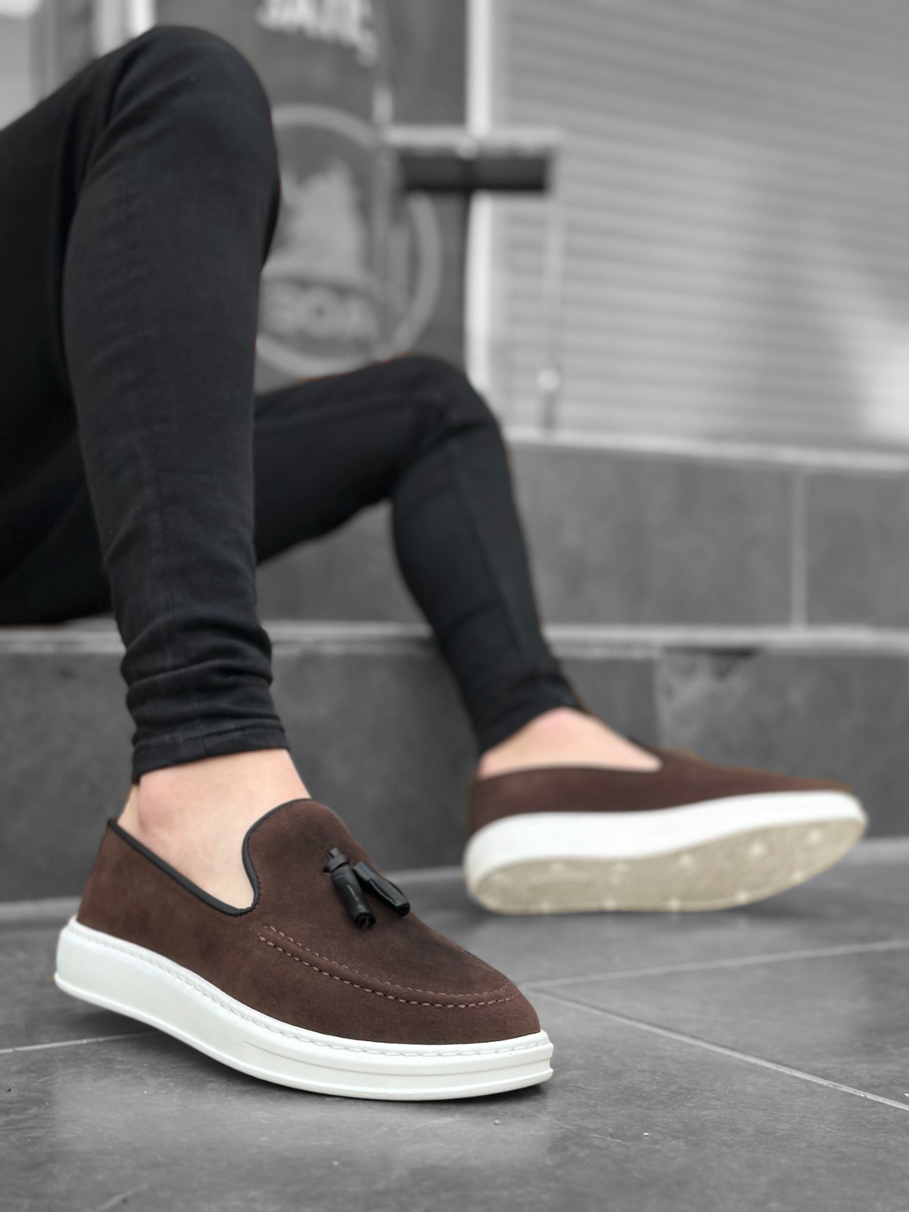 Mocasini Barbati Maro Business Smart Casual