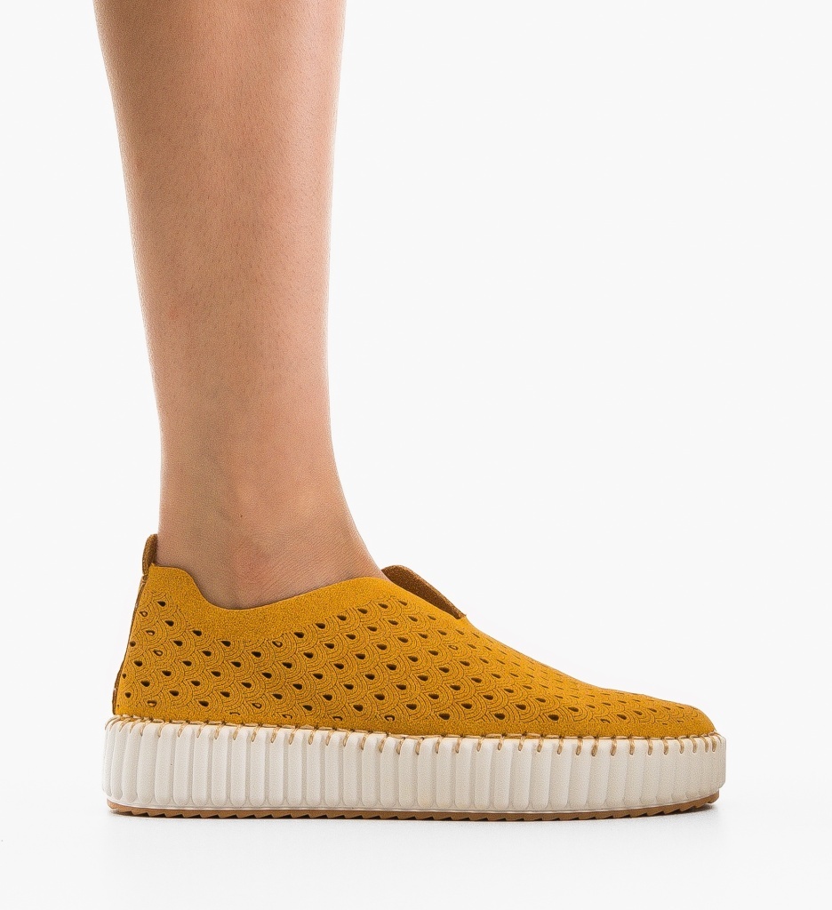 Pantofi Casual Berrt Camel Confort - imagine 6