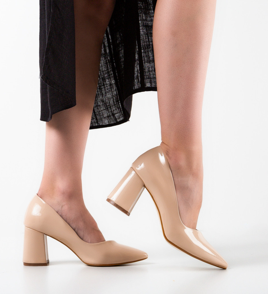 Pantofi Lilly Nude - Eleganță și Stil - imagine 2