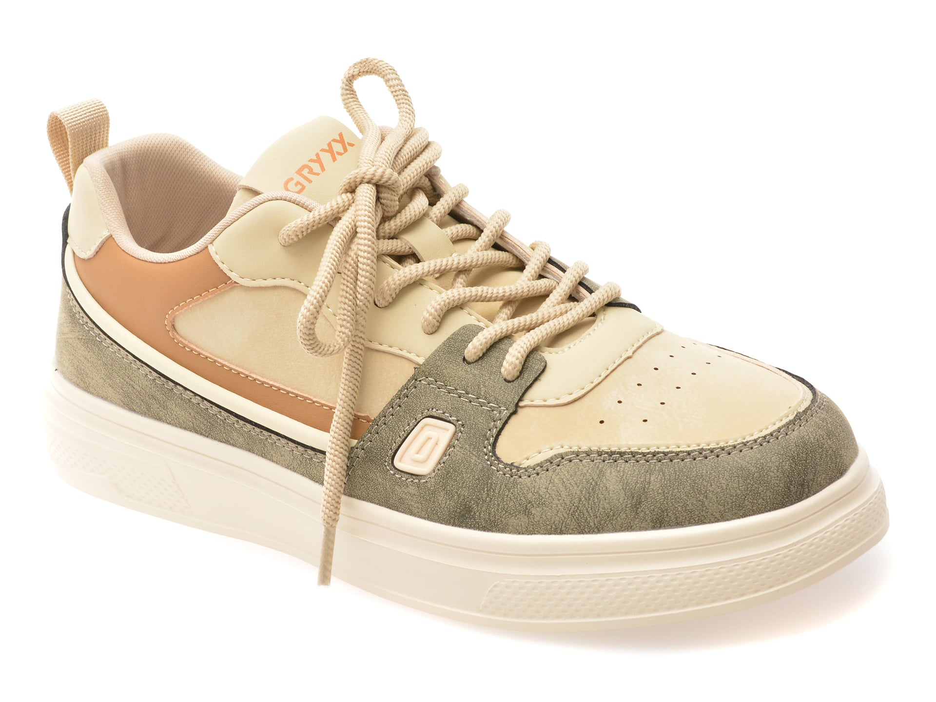 Pantofi sport GRYXX bej din piele naturală