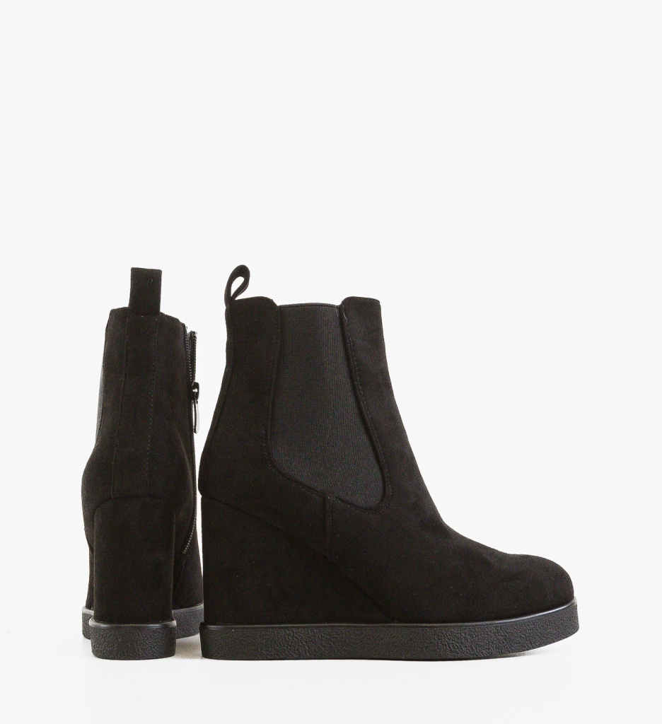 Botine Dama Derola Negre | Stil Urban Depurtat - imagine 4