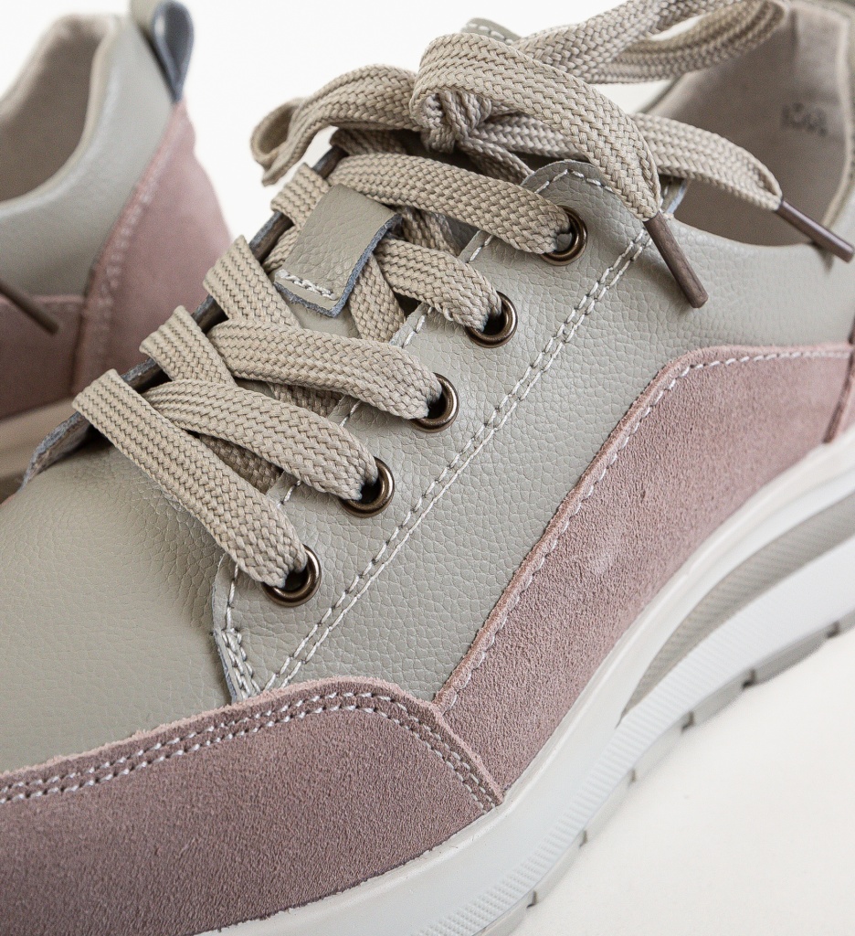 Sneakers Dama Likolas Gri - Confort și Stil - imagine 6