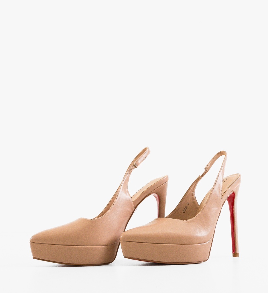 Pantofi Gorene Nude Depurtat - Eleganță Supremă - imagine 6