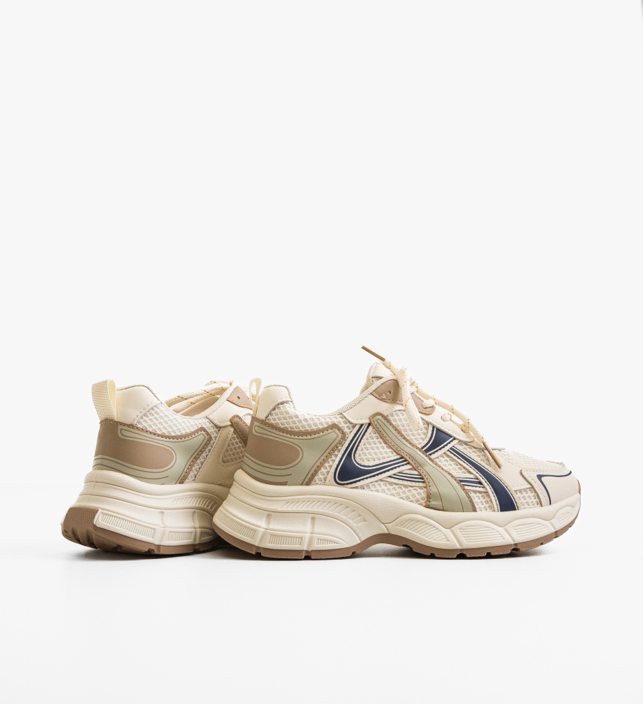Sneakers dama Tobias Bej - Confort și Stil - imagine 3