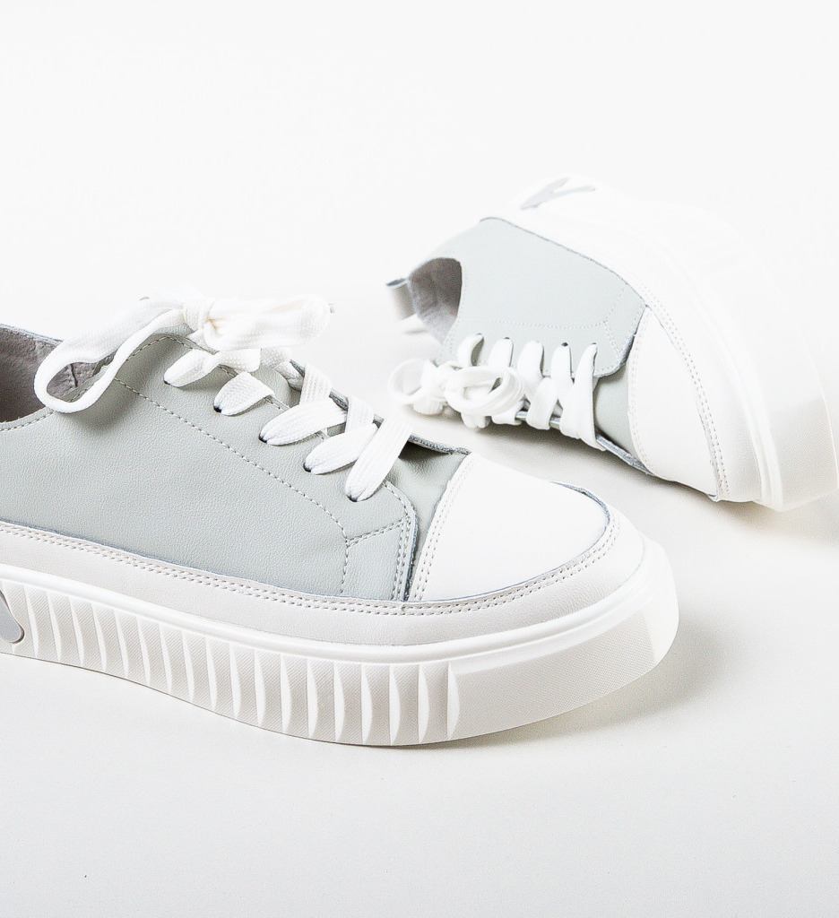 Sneakers Dama Colon Gri | Confort și Stil - imagine 6