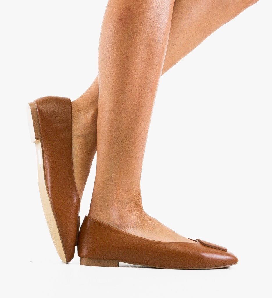 Balerini Dama Katry Camel | Confort și Eleganță