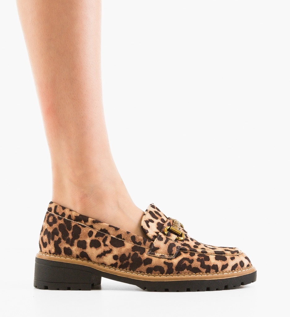 Pantofi Animal Print Londrey - Design Unic - imagine 6