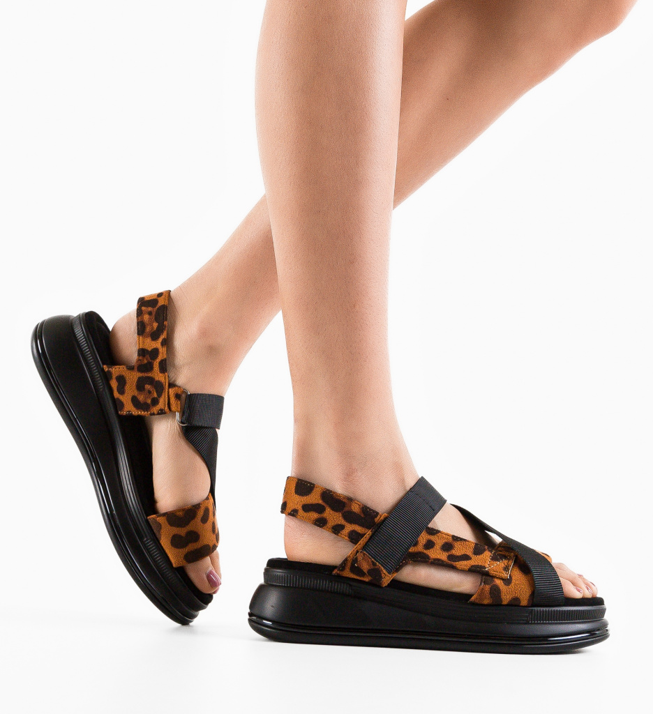 Sandale Platforme Corfu Print | Stil și Confort - imagine 2