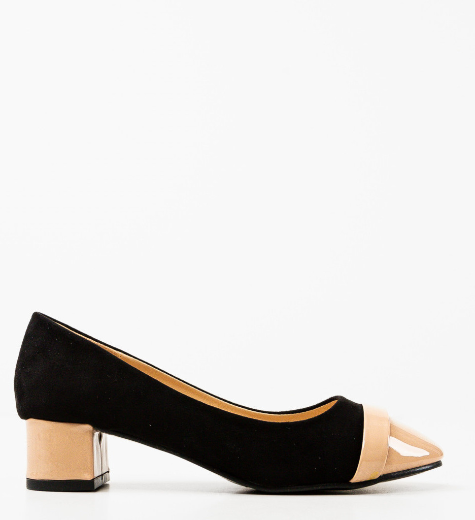 Pantofi Heme Negri cu Toc - Eleganță și Stil - imagine 5