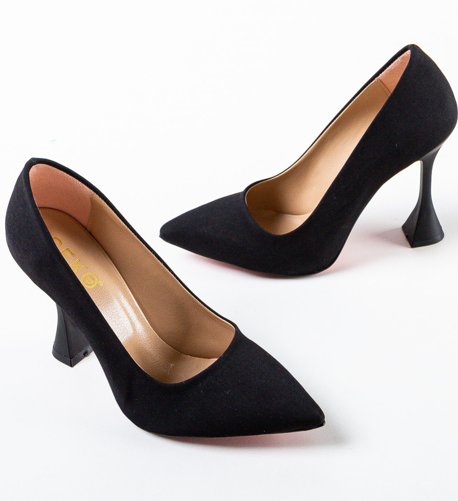 Pantofi Dama Heda Negri cu Toc Eleganti - imagine 5