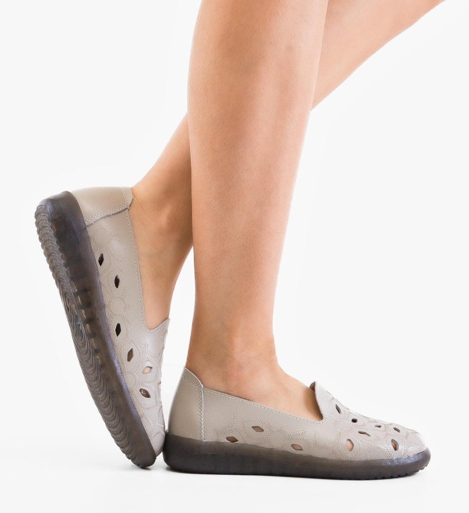Espadrile Dama Deras Gri | Casual și Confortabile - imagine 2