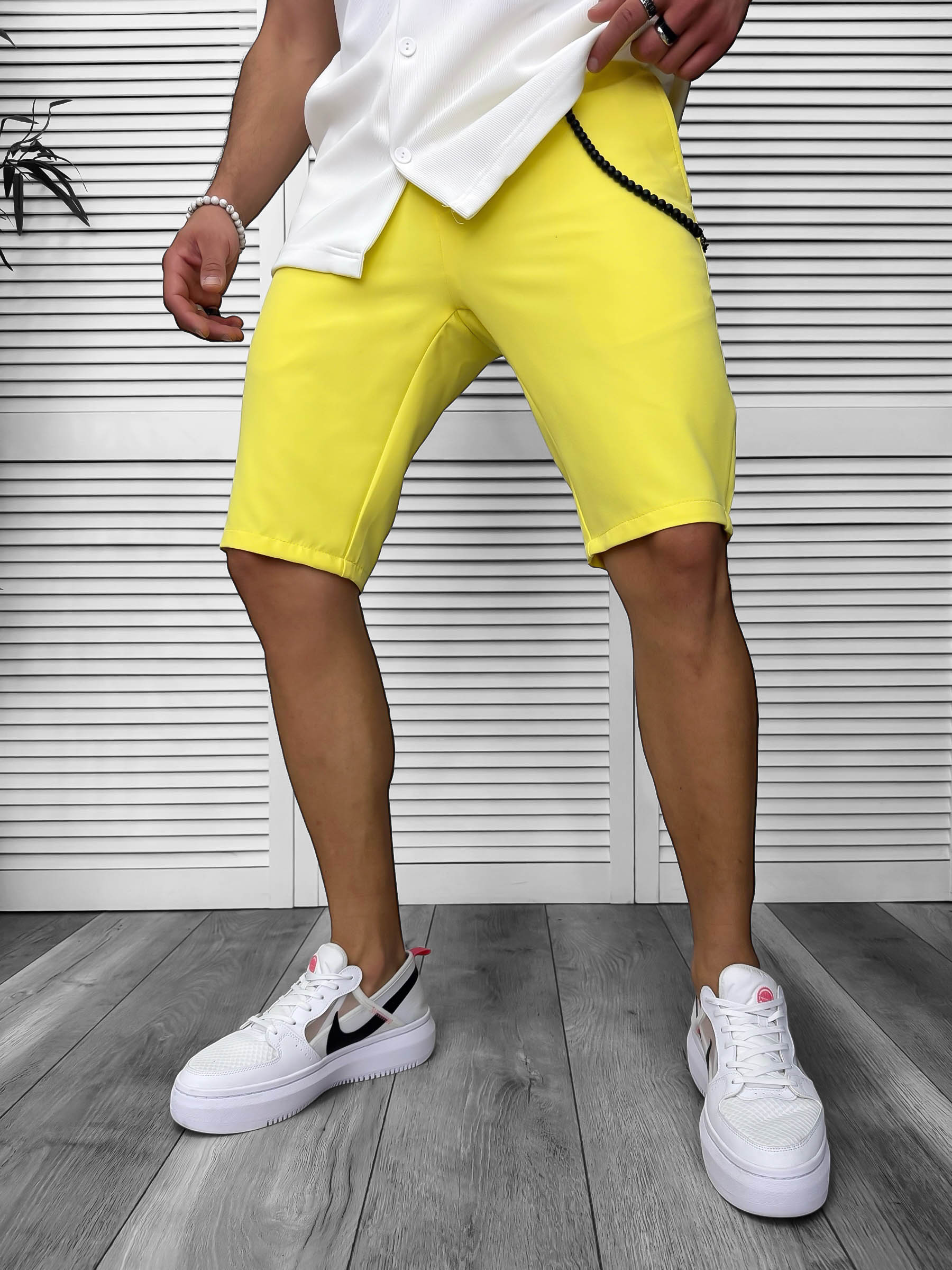 Pantaloni Scurți Galbeni Casual | Confort și Stil
