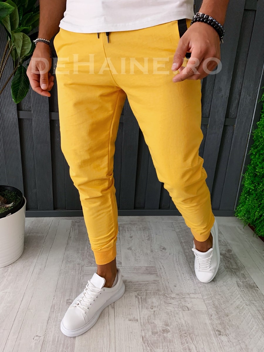 Pantaloni Trening Conici Bumbac, S-XXL