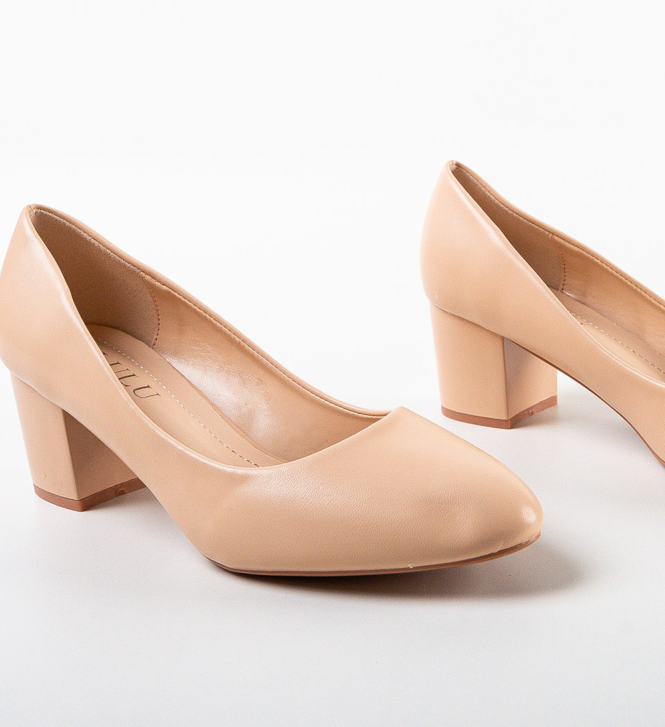 Pantofi Dama Emrys Bej | Eleganți și Comodi - imagine 5