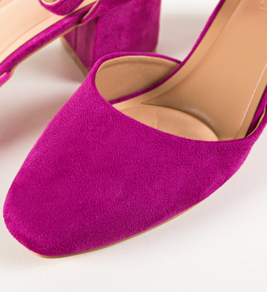 Pantofi cu Toc Keats Fuchsia | Eleganță Asigurată - imagine 11