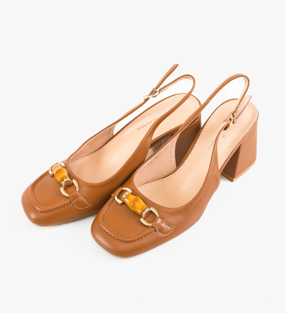 Pantofi Nasee Camel - Eleganță și Stil - imagine 4