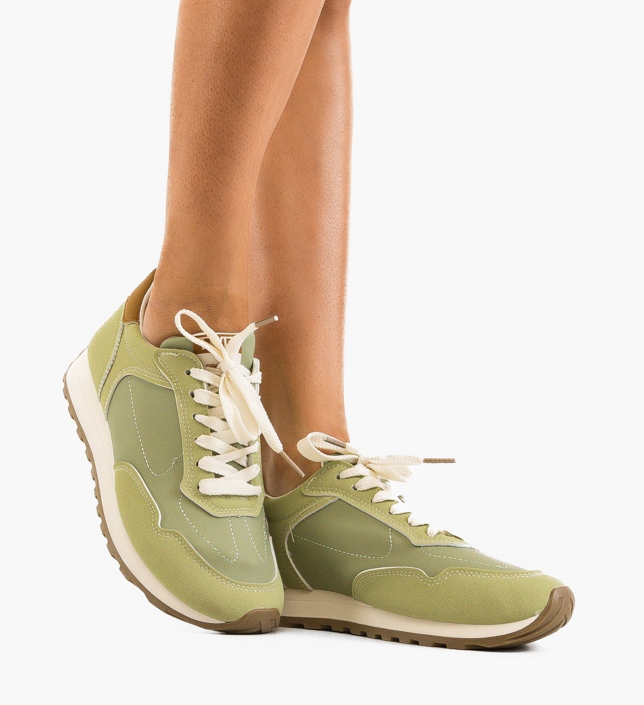 Sneakers Dama Myga Verzi - Confort și Stil - imagine 4