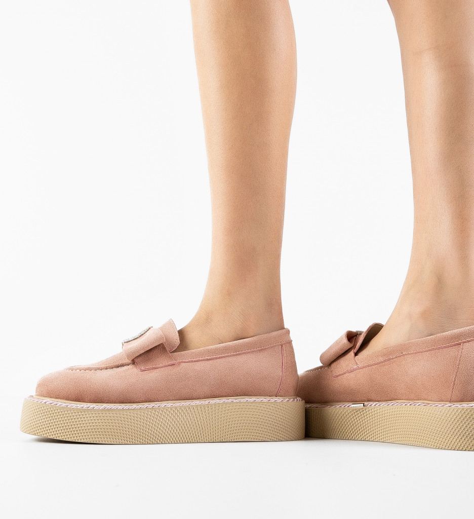 Pantofi Casual Sofia Roz - Confort și Stil - imagine 4