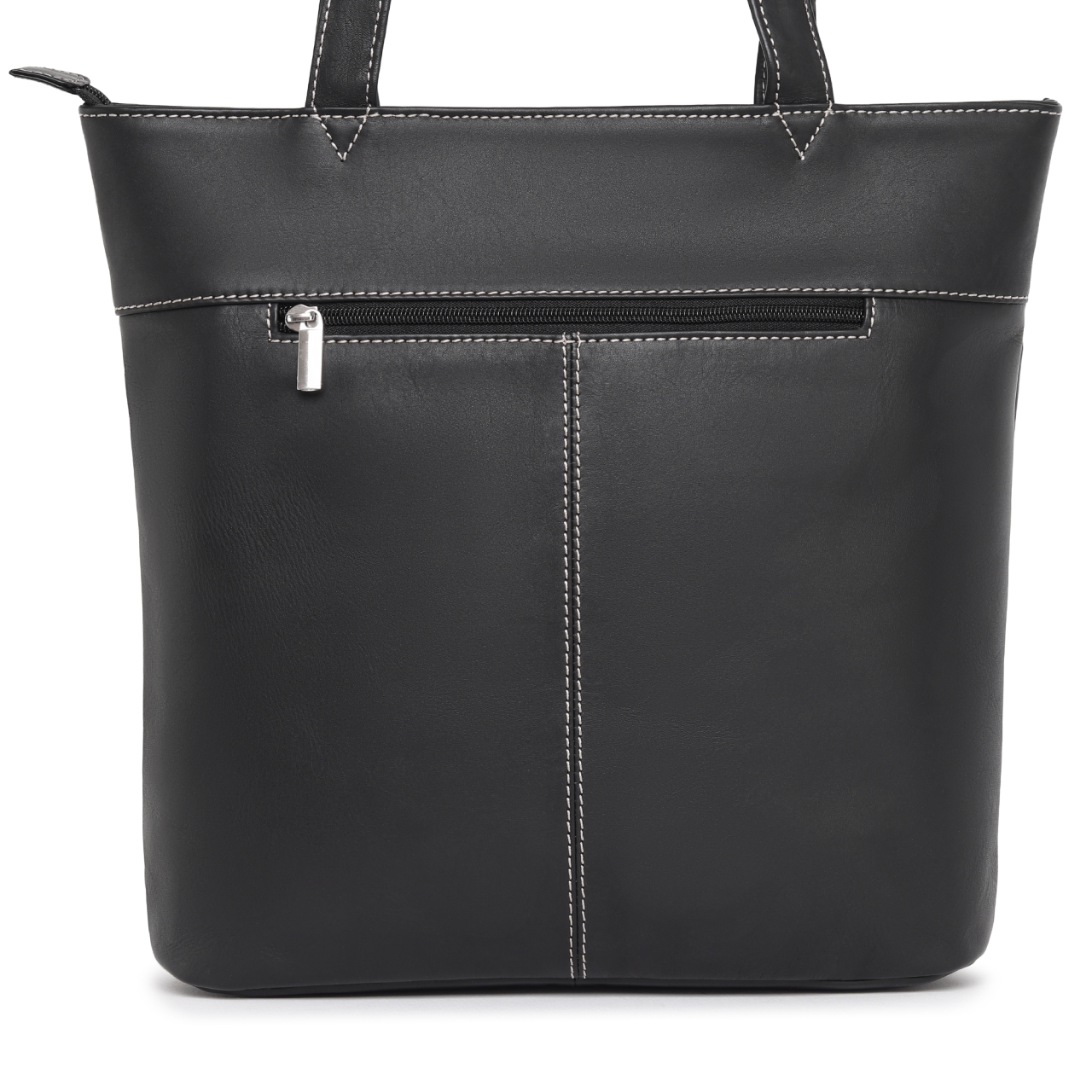 Geanta Dama India Piele Naturala Negru - imagine 3