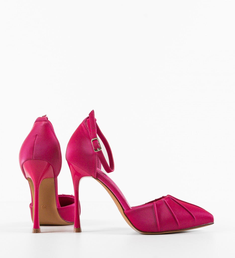 Pantofi Toc Clay Roz | Eleganță și Stil - imagine 7