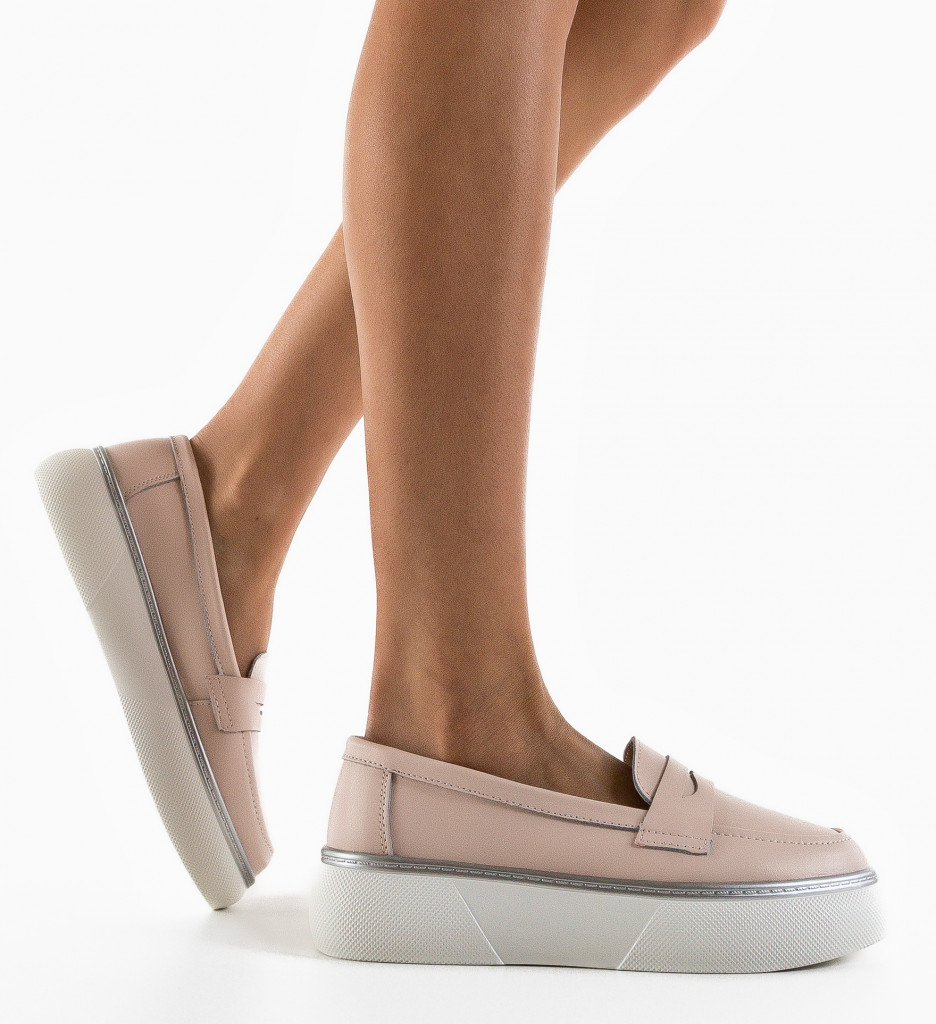 Pantofi Casual dama Roz - Confort Zilnic