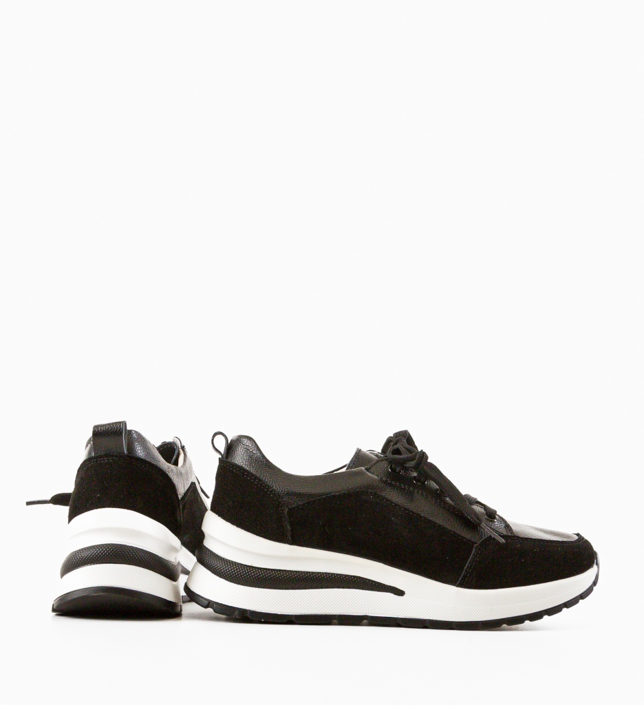 Sneakers Likolas Negri Dama - Confort și Stil - imagine 5