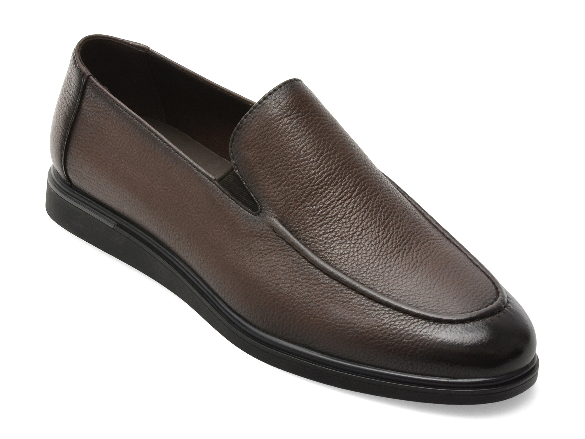 Mocasini Caribu Maro Piele Naturală