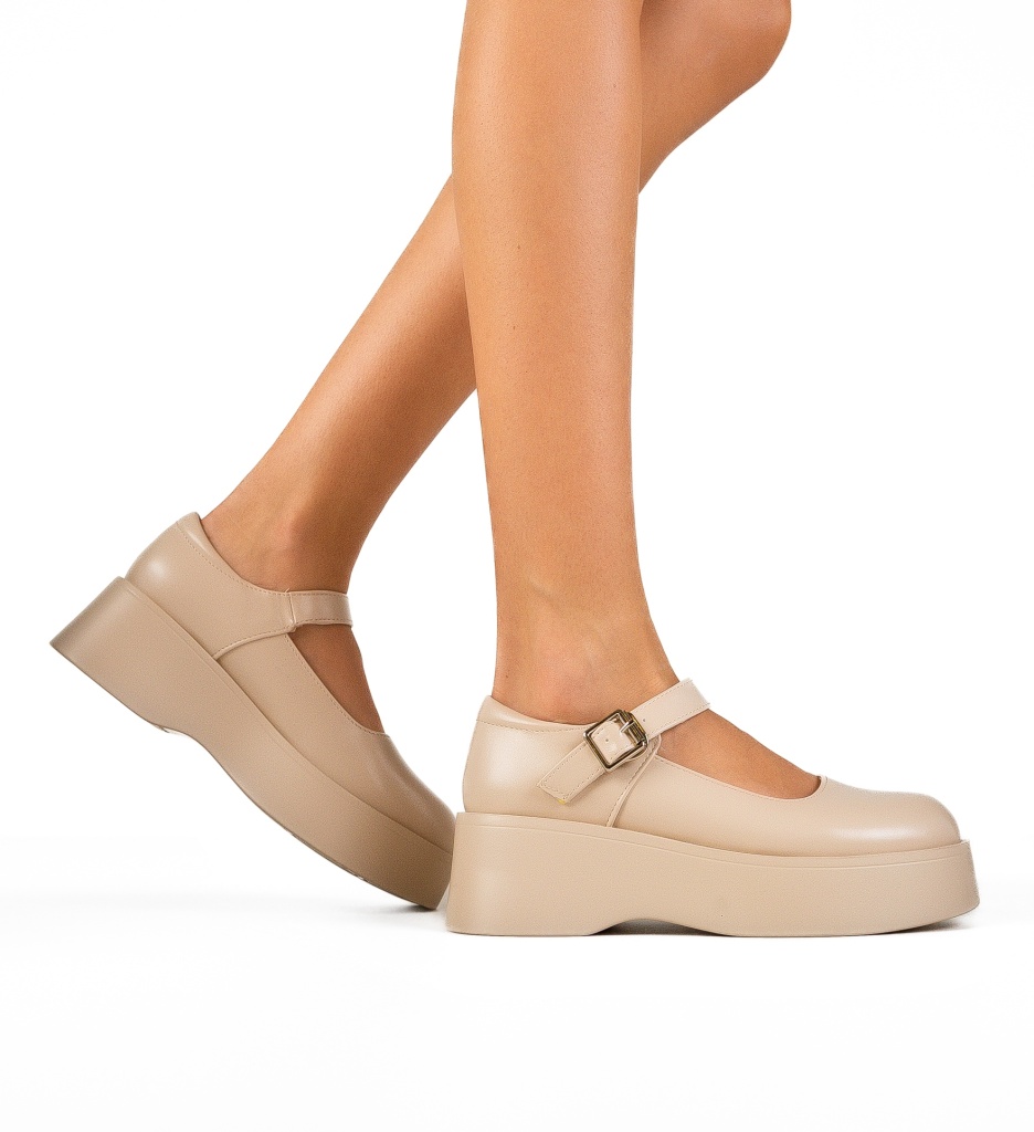 Pantofi Casual Madylu Bej | Confort și Stil