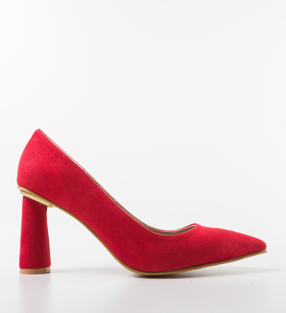 Pantofi Alogolo Rosii cu Toc - Eleganță Maximă - imagine 4