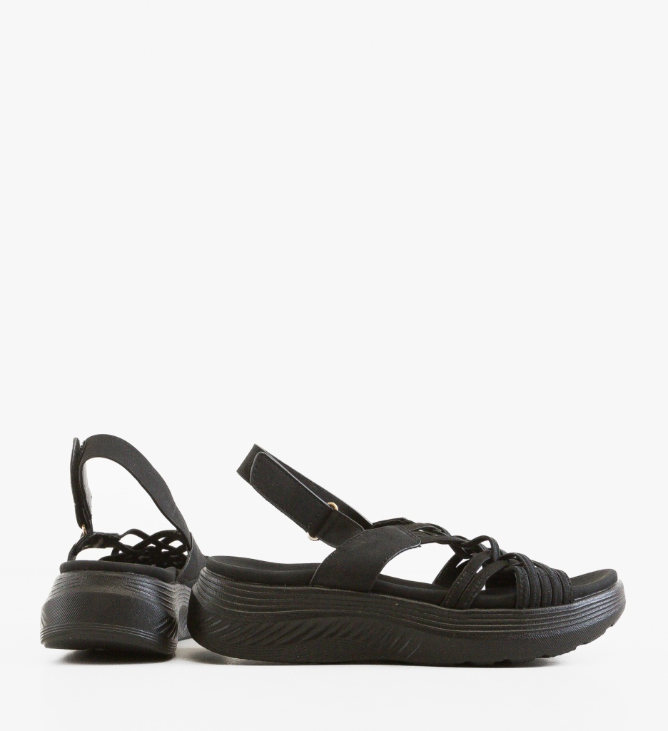 Sandale Dama Yaton Negre Elegante - imagine 3