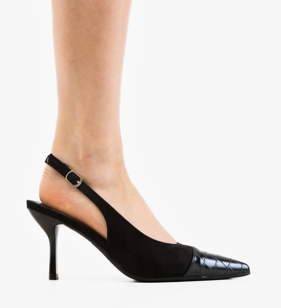Pantofi dama Hegrid Negri eleganți - imagine 8