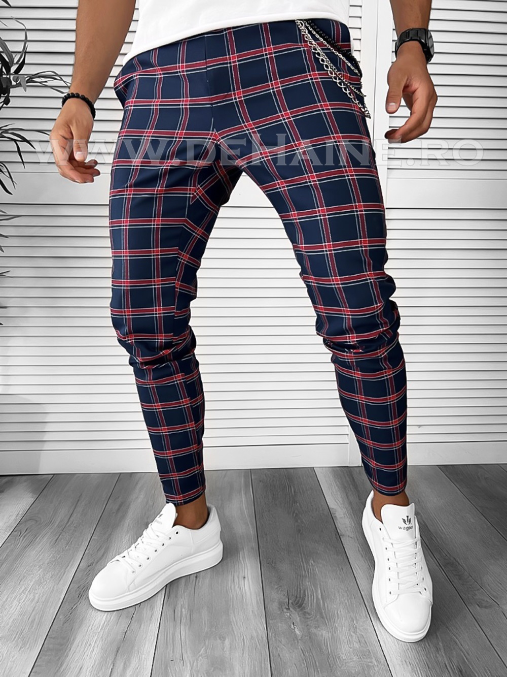 Pantaloni Barbati Eleganti Conici B1828