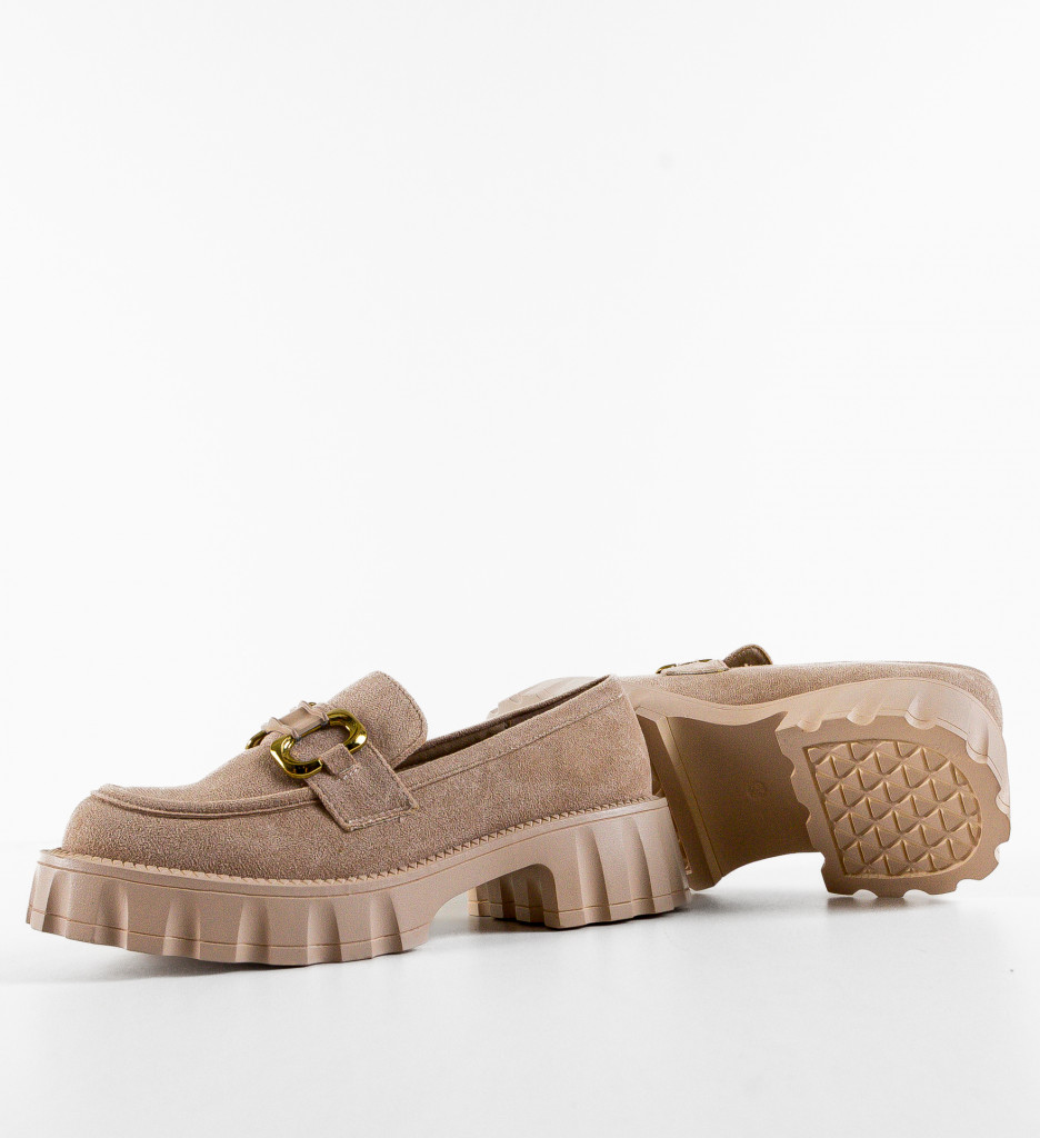 Pantofi Casual Gully Bej - Confort și Stil - imagine 7