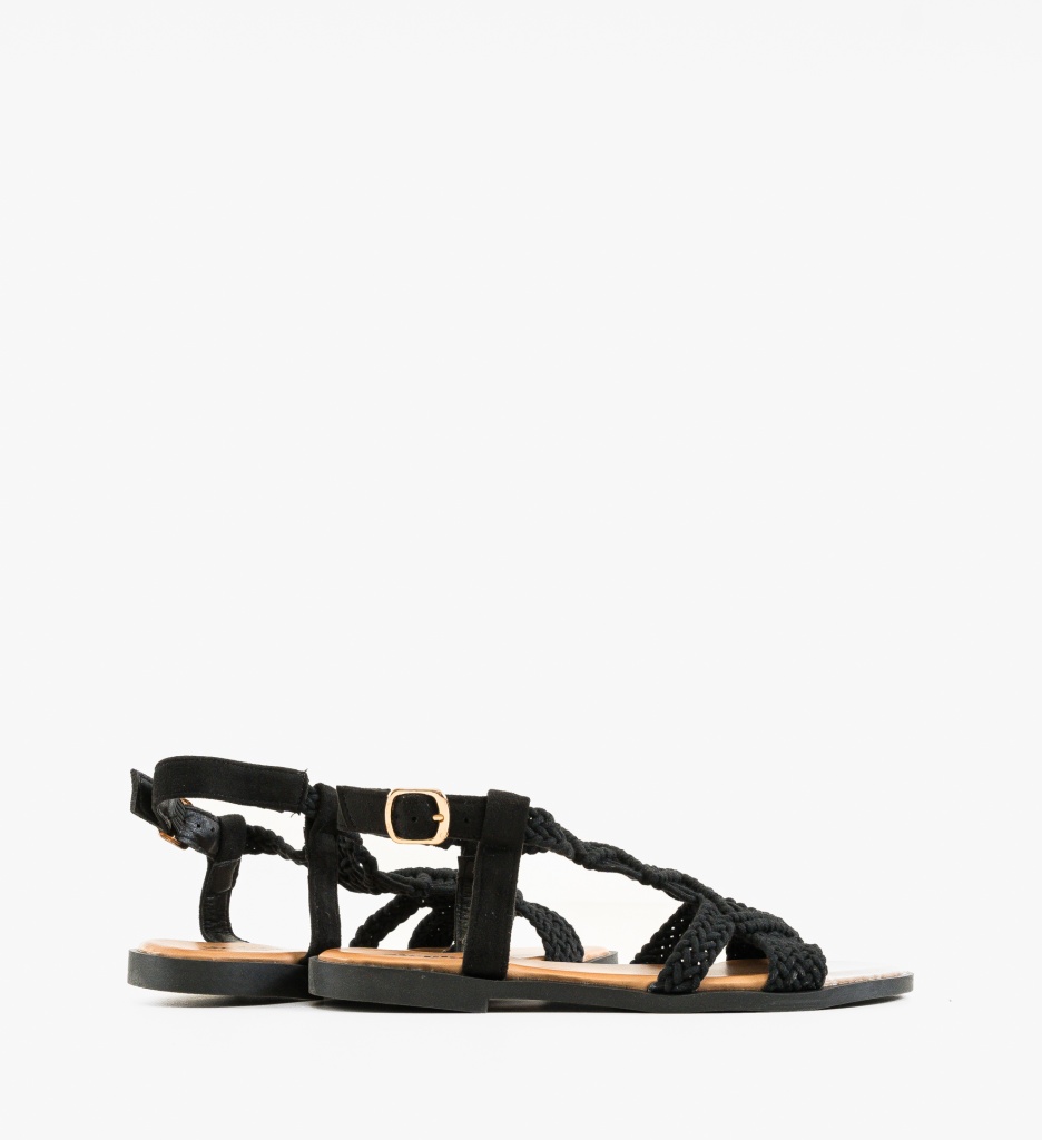 Sandale Dama Alivia Negre | Eleganță și Confort - imagine 3