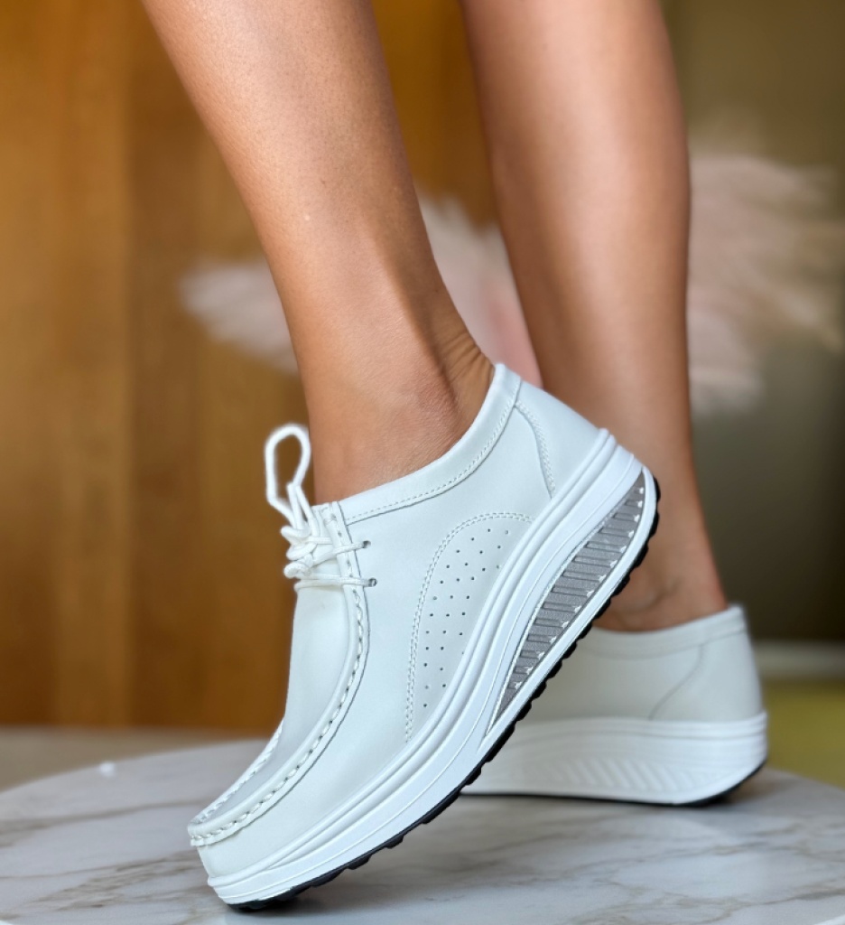 Pantofi Casual Roly Alb 2 - Confort și Eleganță - imagine 4