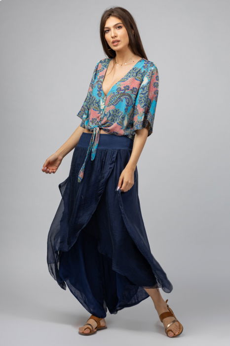 Pantaloni Salvari Matase Shopika - Confort si Stil
