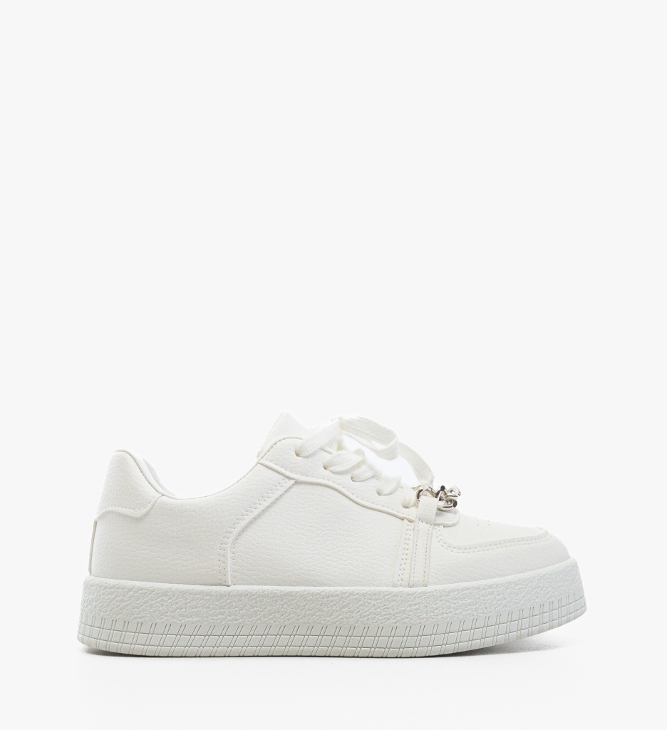 Sneakers Dama Myrga Albi - Confort și Stil Sport - imagine 6
