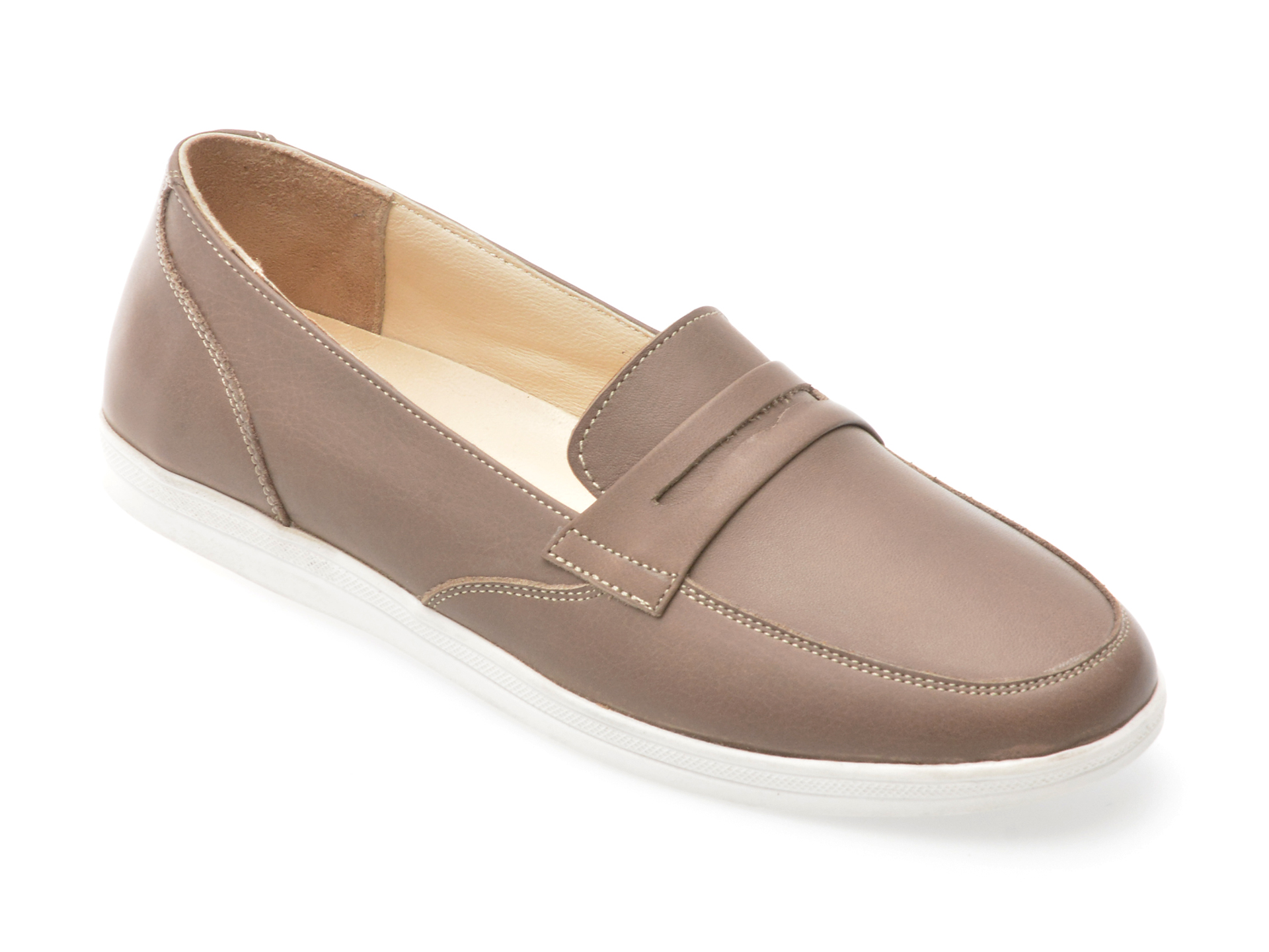 Mocasini SHOOZY verzi din piele naturala