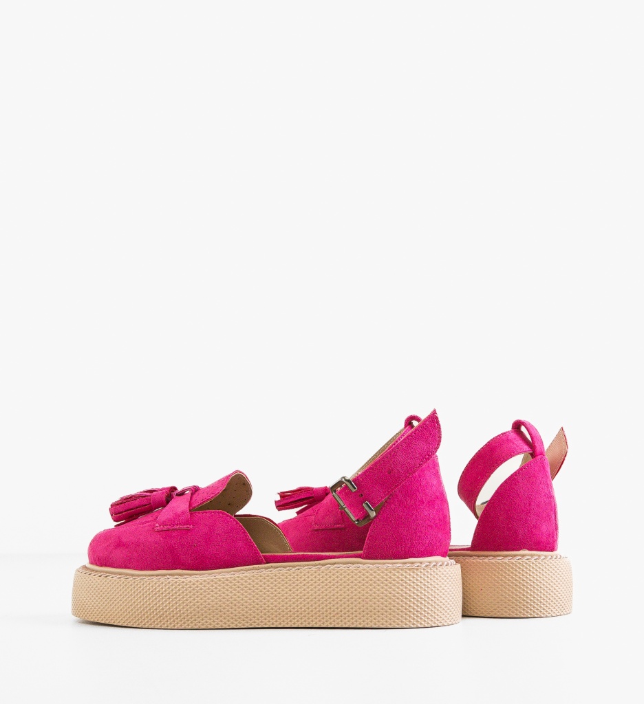 Pantofi Casual Kastor Fuchsia - Confort și Stil - imagine 4