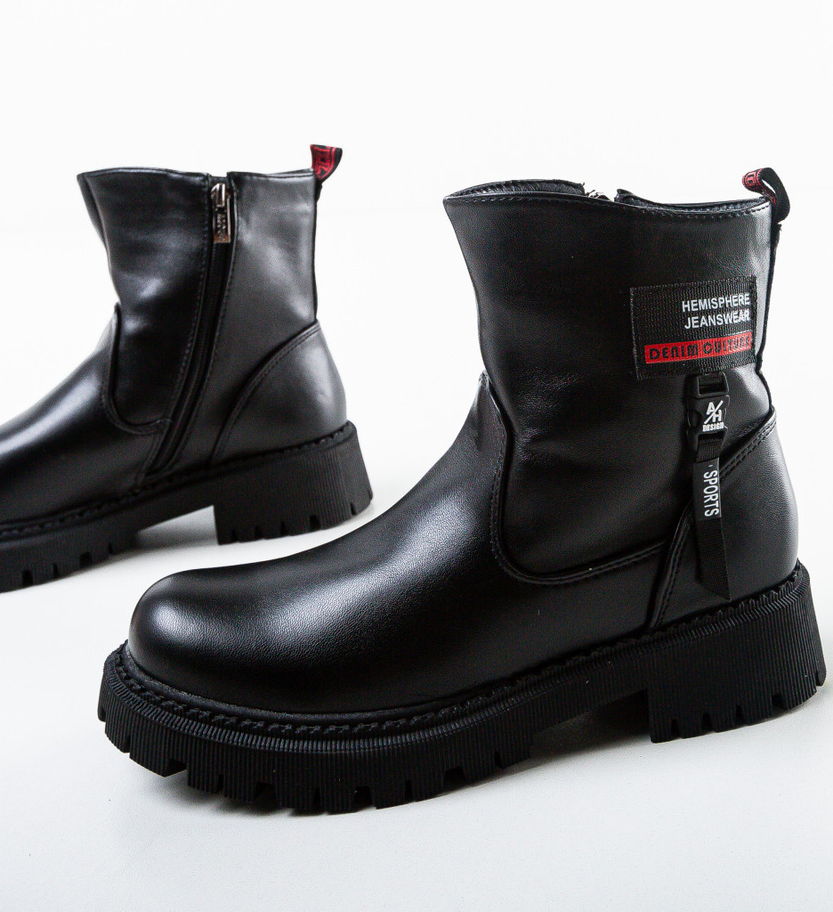 Ghete Sharples Negre - Stil și Confort Durabil - imagine 6