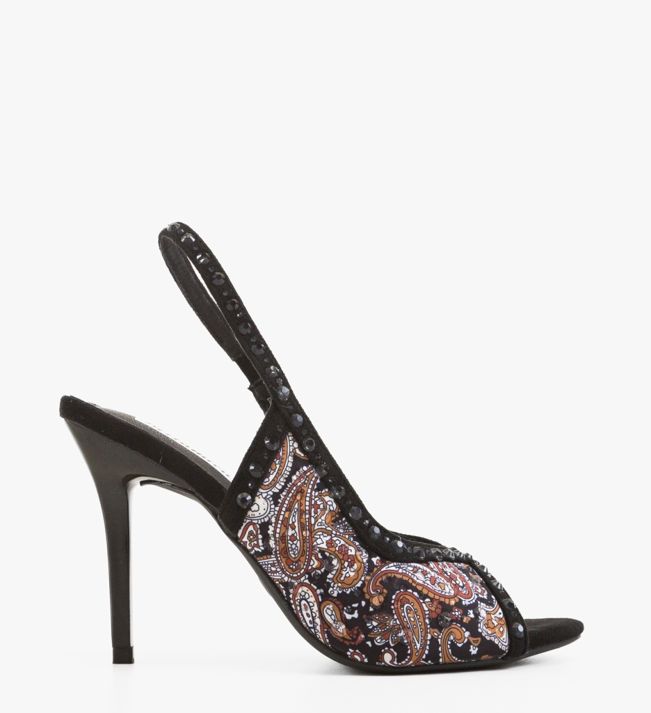 Sandale Dama Jaleila Negre Elegante - imagine 6