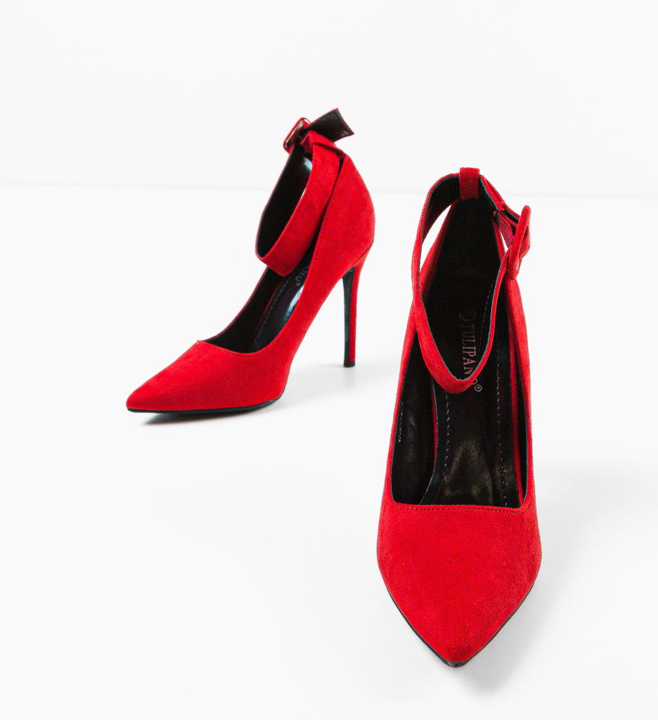 Pantofi Ewa Rosii - Eleganță și Stil - imagine 5