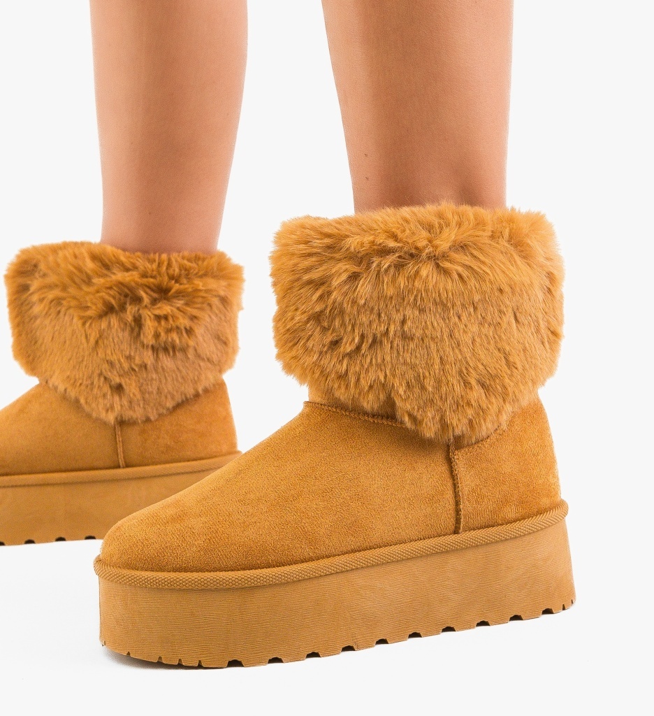 Cizme UG Puccina Camel Depurtat - Confort și Stil - imagine 3